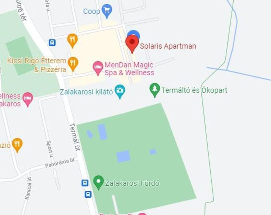 Solaris Apartman Zalakaros Dış mekan fotoğraf